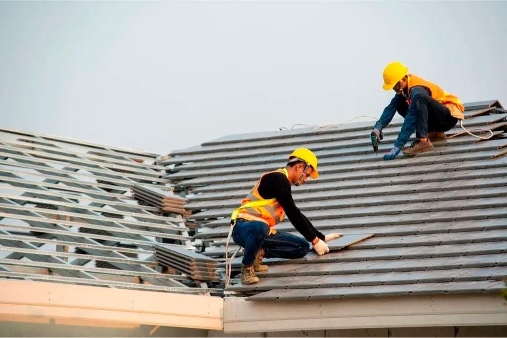 Roofing workers who knows about the Small Business Owner's Guide