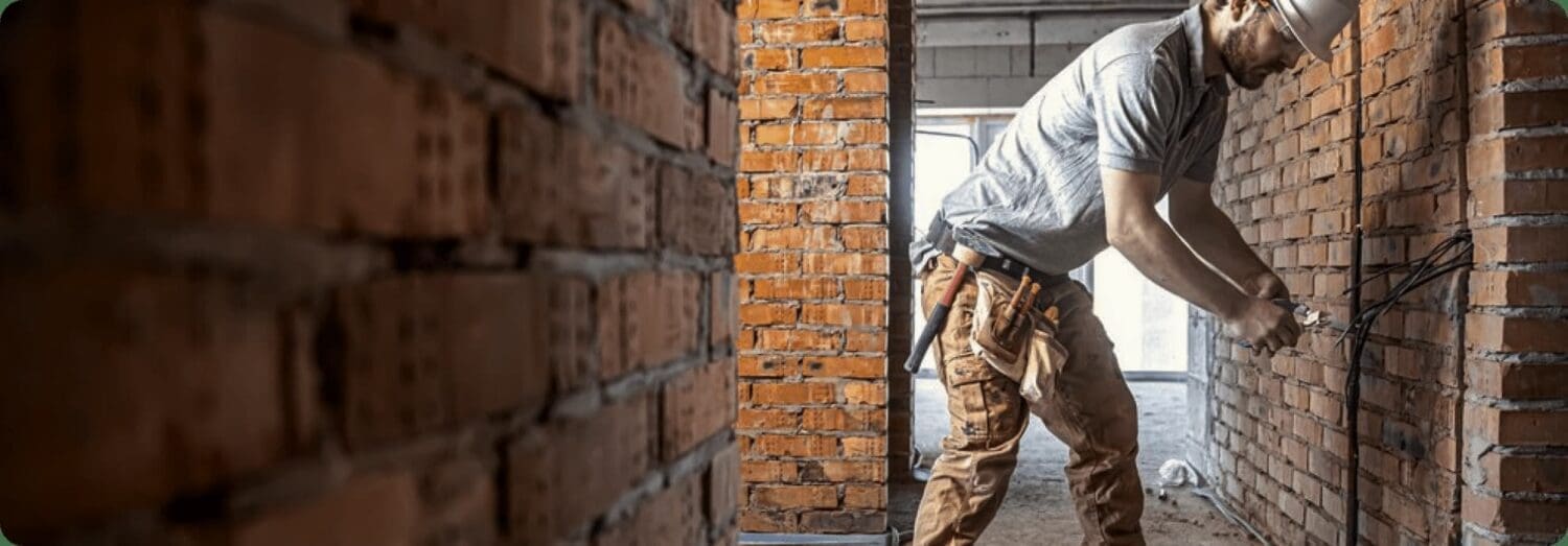 Worker on site