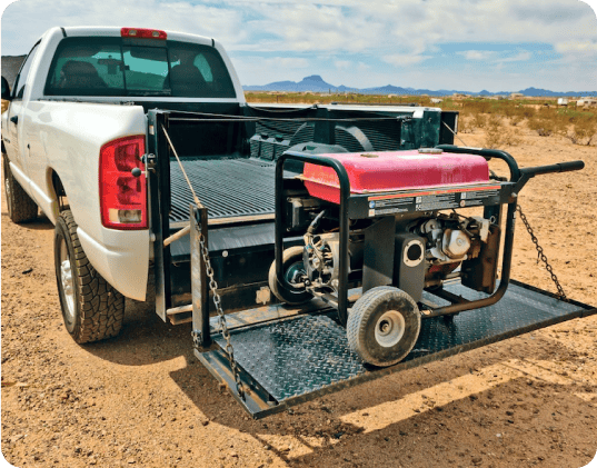 Contractor liability truck loading a power plant