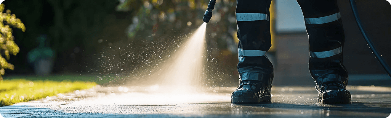 pressure-washing